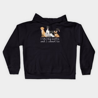 My Love for Mixed-Breed Canines Kids Hoodie